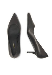 Gino Rossi - GINO ROSSI Czółenka ZOFIA-V1681-21-2 Czarny. Kolor: czarny. Materiał: skóra. Obcas: na szpilce #8