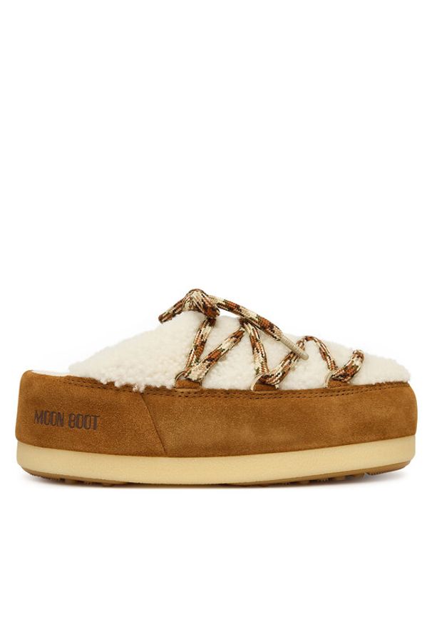 Moon Boot Śniegowce Mb Evx Mule 80D1470100 Brązowy. Kolor: brązowy. Materiał: zamsz, skóra