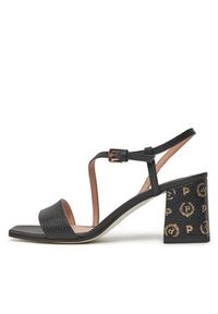 Pollini Sandały SA16116C1ITDP000 Czarny. Kolor: czarny. Materiał: skóra #4