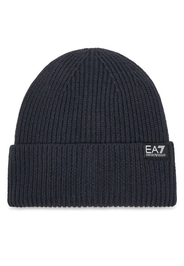 EA7 Emporio Armani Czapka 7X000312 AF18469 UB102 Granatowy. Kolor: niebieski. Materiał: akryl, materiał