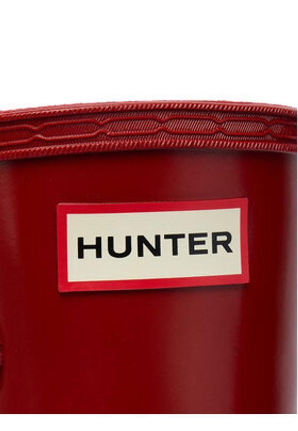 Hunter Kalosze Original Gloss WFT1000RGL Czerwony. Kolor: czerwony. Materiał: kauczuk