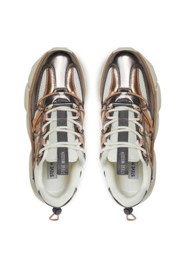 Steve Madden Sneakersy Spectator SM11002961 Biały. Kolor: biały. Materiał: skóra