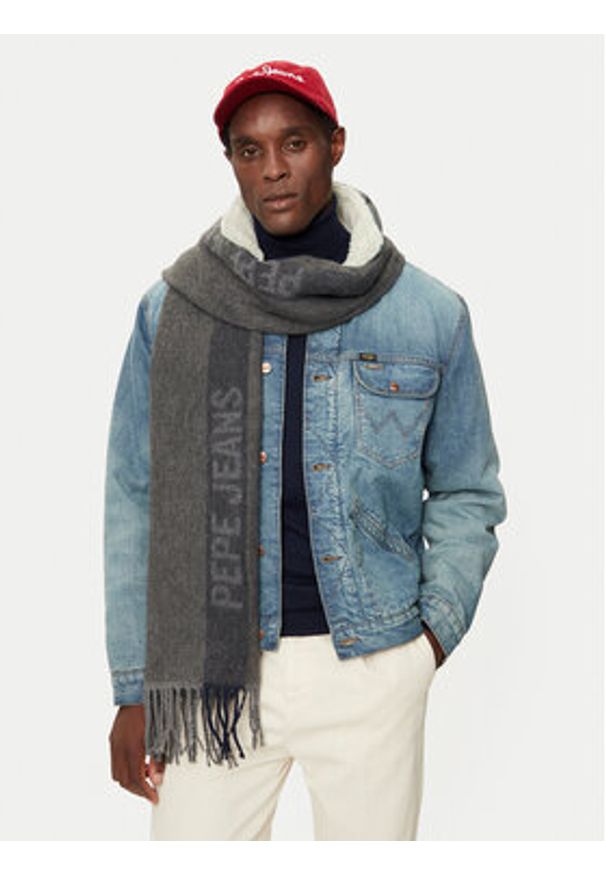 Pepe Jeans Szalik PM110461 Szary. Kolor: szary. Materiał: akryl