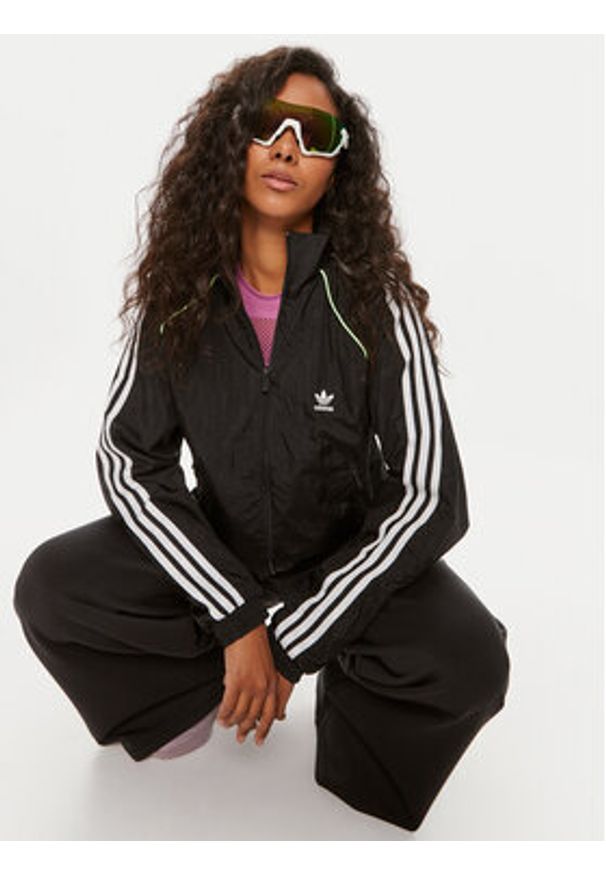 Adidas - adidas Bluza IT9689 Czarny Regular Fit. Kolor: czarny. Materiał: syntetyk
