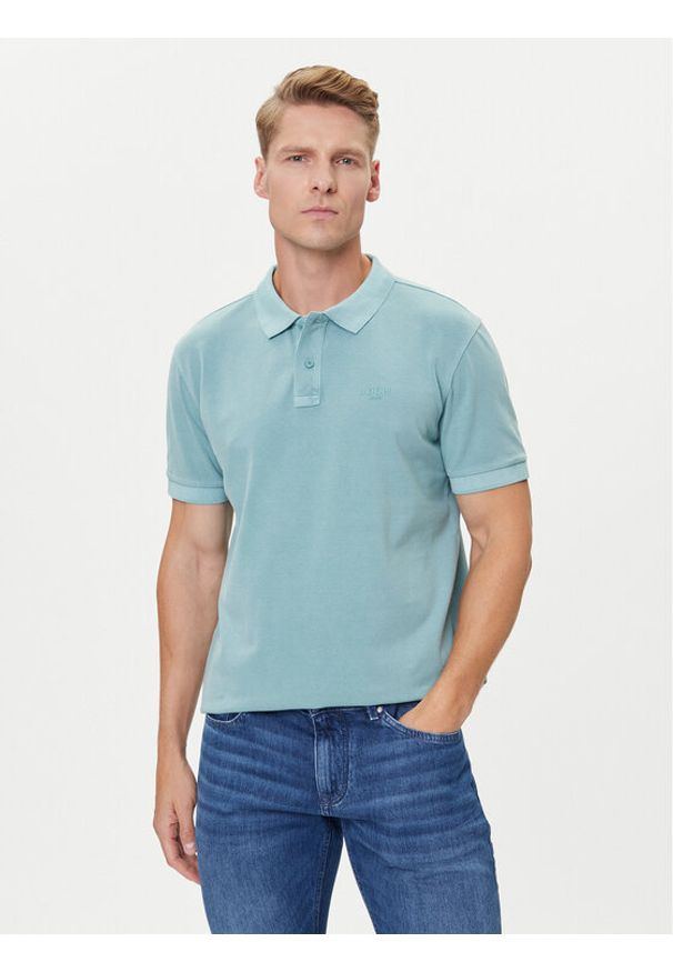 JOOP! Jeans Polo 15 JJJ-02Ambrosian 30045619 Zielony Modern Fit. Typ kołnierza: polo. Kolor: zielony. Materiał: bawełna