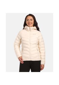 Kurtka ocieplana damska Kilpi REBEKI-W. Kolor: beżowy. Sport: turystyka piesza #1