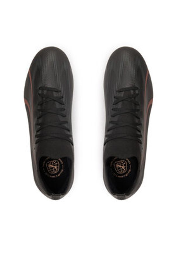 Puma Buty do piłki nożnej Ultra Match Fg/Ag 10775402 02 Czarny. Kolor: czarny. Materiał: skóra
