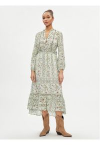 Replay Sukienka letnia W9105.000.74956 Zielony Regular Fit. Kolor: zielony. Materiał: wiskoza. Sezon: lato #1