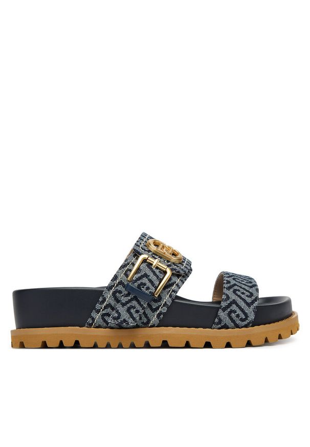 Klapki Liu Jo. Kolor: niebieski