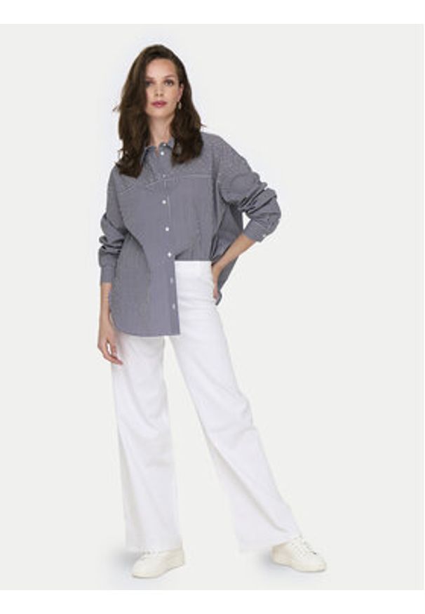 JDY Jeansy Iris 15341269 Biały Wide Leg. Kolor: biały
