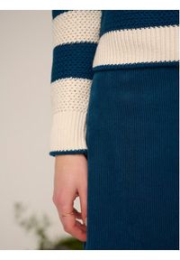 Cream Sweter Crmuka Knitted 10611880 Niebieski Straight Fit. Kolor: niebieski. Materiał: bawełna #11