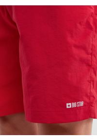 Big-Star - Szorty kąpielowe męskie czerwone Rafaelsin 603. Kolor: czerwony. Materiał: guma #4