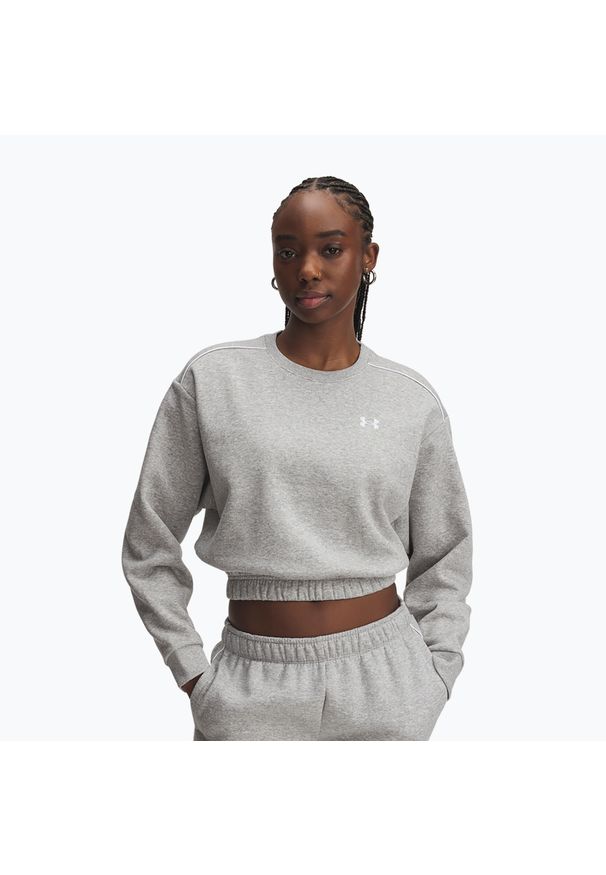 Bluza Under Armour Rival Feelce Shimmer Hoody. Kolor: szary. Sport: fitness