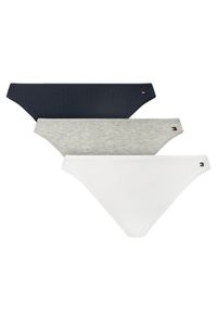 TOMMY HILFIGER - Tommy Hilfiger Komplet 3 par fig klasycznych UW0UW05753 Kolorowy. Materiał: bawełna. Wzór: kolorowy