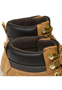 Lanetti Trapery VS21M2022-2 Żółty. Kolor: żółty. Materiał: skóra #4