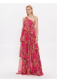 Babylon Sukienka wieczorowa S_S00853 Różowy Regular Fit. Kolor: różowy. Materiał: syntetyk. Styl: wizytowy
