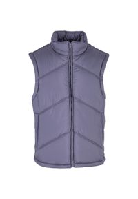 Kurtka puchowa bez rękawów Urban Classics Arrow. Kolor: niebieski. Materiał: puch. Długość rękawa: bez rękawów #1