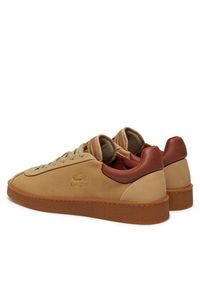 Lacoste Sneakersy Baseshot Premium 748SMA0007 Brązowy. Kolor: brązowy. Materiał: nubuk, skóra #6