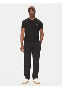 Lacoste T-Shirt TH6710 Czarny Regular Fit. Kolor: czarny. Materiał: bawełna #5