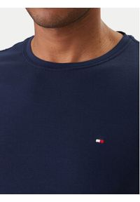 TOMMY HILFIGER - Tommy Hilfiger T-Shirt MW0MW10800 Granatowy Slim Fit. Kolor: niebieski. Materiał: bawełna #4