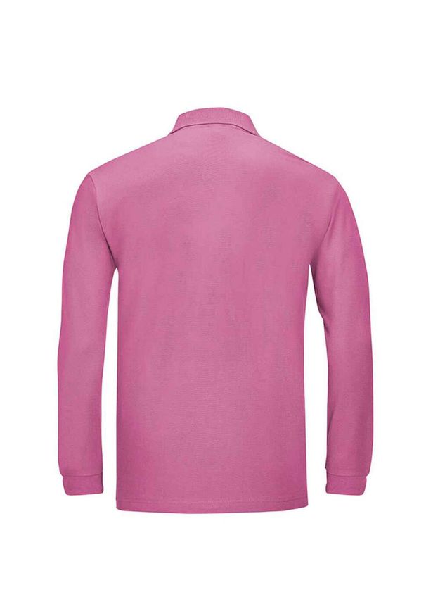 SOL'S - Koszulka Polo Z Długim Rękawem Dla Dorosłych Unisex Winter II. Okazja: na co dzień. Typ kołnierza: polo. Kolor: różowy. Długość rękawa: długi rękaw. Długość: długie. Styl: casual