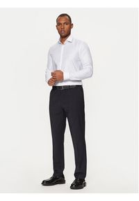 Calvin Klein Koszula K10K113855 Biały Slim Fit. Kolor: biały. Materiał: bawełna #4