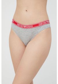 Emporio Armani Underwear brazyliany (2-pack) 163337.2R227 kolor szary. Kolor: szary. Materiał: materiał #1