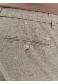 Bugatti Chinosy 1950-16210E Beżowy Slim Fit. Kolor: beżowy. Materiał: bawełna #2
