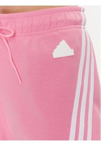 Adidas - adidas Szorty sportowe Future Icons 3-Stripes Shorts IC0524 Różowy Regular Fit. Kolor: różowy. Materiał: bawełna