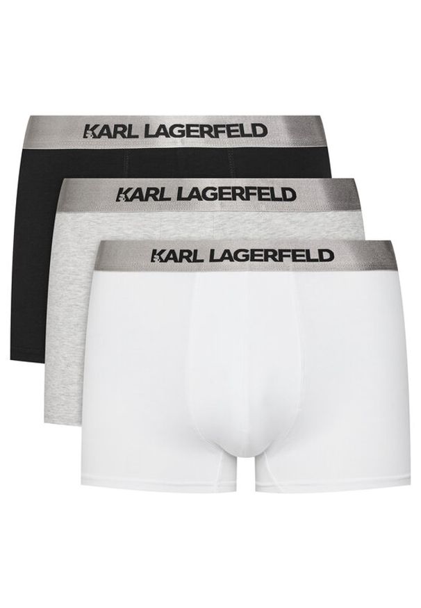 Karl Lagerfeld - KARL LAGERFELD Komplet 3 par bokserek A1M47020 Kolorowy. Materiał: bawełna. Wzór: kolorowy