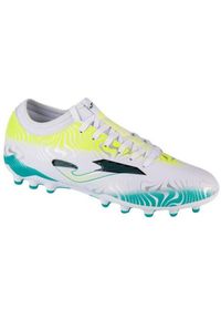 Joma - Męskie Buty Piłkarskie Evolution Ze Sztuczną Nawierzchnią. Kolor: niebieski, wielokolorowy, biały, żółty. Sport: piłka nożna