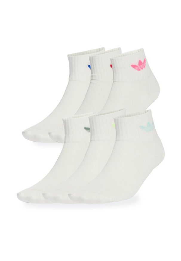 Adidas - adidas Skarpety długie JW2939 Kolorowy. Materiał: materiał, bawełna. Wzór: kolorowy