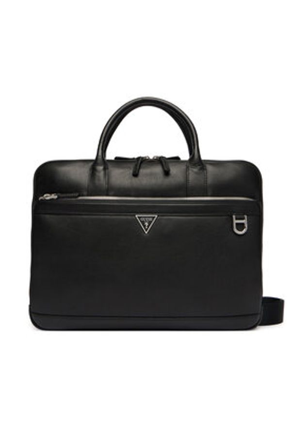 Guess Torba na laptopa HMMOSE P6147 Czarny. Kolor: czarny. Materiał: skóra
