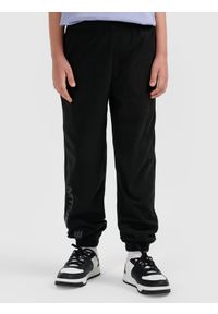 4f - 4F Spodnie polarowe chłopięce - czarne 128 (7-8 lat). Okazja: na co dzień. Kolor: czarny. Materiał: polar. Sezon: lato. Styl: casual #2