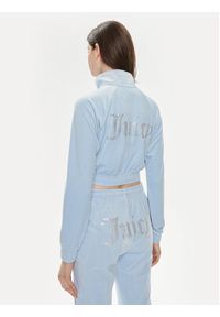 Juicy Couture Bluza Tasha JCWCT24306 Błękitny Slim Fit. Kolor: niebieski. Materiał: syntetyk #4