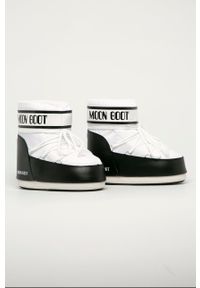 Moon Boot - Śniegowce Classic Low 140934.M.B.CLASSIC-PINK. Nosek buta: okrągły. Zapięcie: sznurówki. Kolor: biały #2