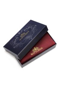 Wittchen - Damski portfel skórzany z eleganckim zapięciem. Kolor: brązowy. Materiał: skóra