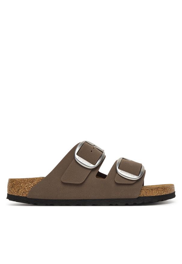 Birkenstock Klapki Arizona Big Buckle Hex 1032081 Brązowy. Kolor: brązowy. Materiał: skóra