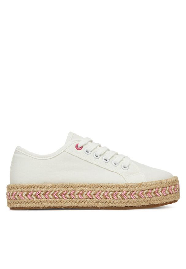DeeZee Espadryle ZYKS306 Biały. Kolor: biały. Materiał: materiał