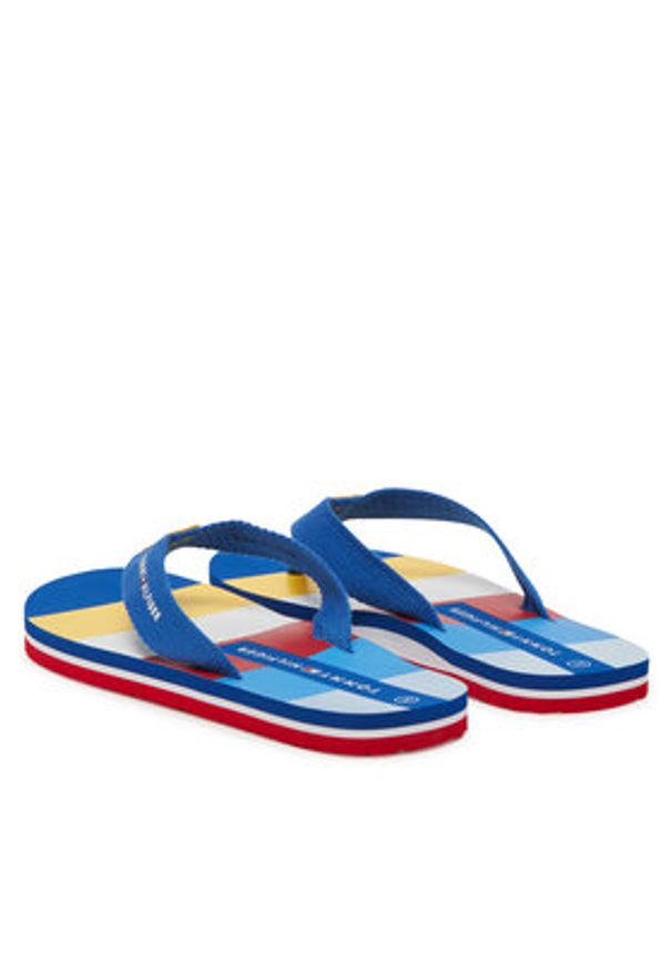 TOMMY HILFIGER - Tommy Hilfiger Japonki T3X8-33907-0058Y913 S Granatowy. Kolor: niebieski. Materiał: syntetyk