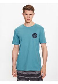 Quiksilver T-Shirt Core Bubble EQYZT07232 Niebieski Regular Fit. Kolor: niebieski. Materiał: bawełna