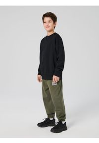 Sinsay - Bluza crewneck - czarny. Kolor: czarny