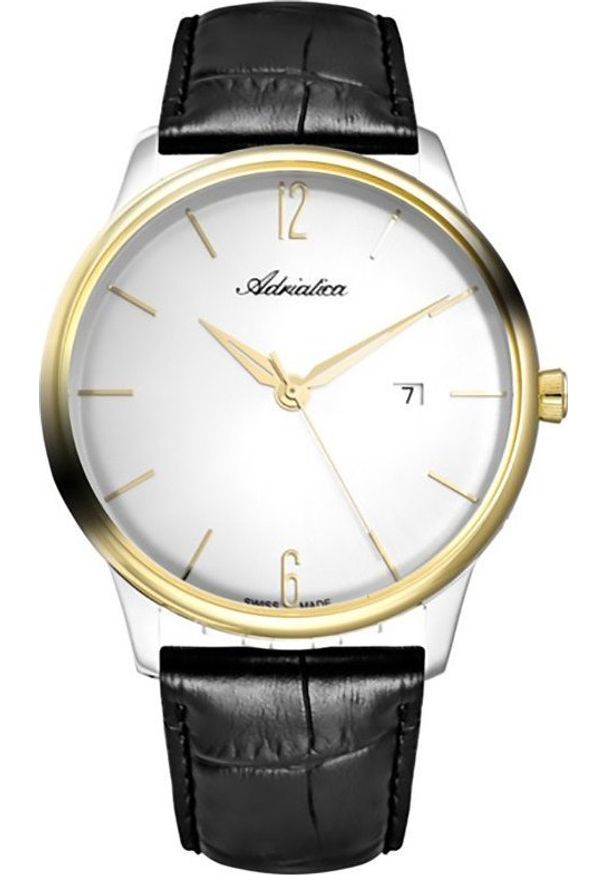 Zegarek Adriatica Zegarek męski Adriatica A8269.2253Q czarny. Kolor: czarny