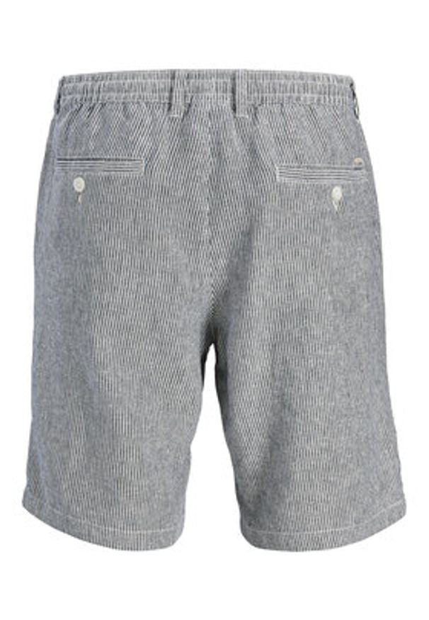 Jack & Jones Szorty materiałowe Tace Mykonos 12269376 Niebieski Tapered Fit. Kolor: niebieski. Materiał: wiskoza, len