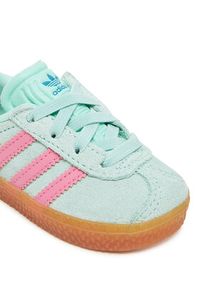 Adidas - adidas Sneakersy Gazelle Comfort Closure JP7135 Zielony. Kolor: zielony. Materiał: skóra, zamsz. Model: Adidas Gazelle #7