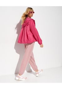 MONCLER - Różowa kurtka Boissard. Kolor: różowy, wielokolorowy, fioletowy. Materiał: materiał #3
