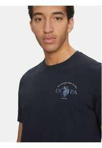 U.S. Polo Assn. T-Shirt MUP3657 Granatowy Regular Fit. Typ kołnierza: polo. Kolor: niebieski. Materiał: bawełna #3