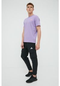 Adidas - adidas spodnie dresowe HE1859 męskie kolor czarny proste. Kolor: czarny. Materiał: dresówka #5