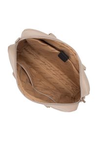 Wittchen - Damska torba na laptopa 11”/12” z frontem z ekozamszu beżowa. Kolor: beżowy. Materiał: skóra ekologiczna. Styl: klasyczny, elegancki #2