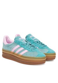 Adidas - adidas Sneakersy Gazelle Bold JS3894 Turkusowy. Kolor: turkusowy. Materiał: zamsz, skóra. Model: Adidas Gazelle #4